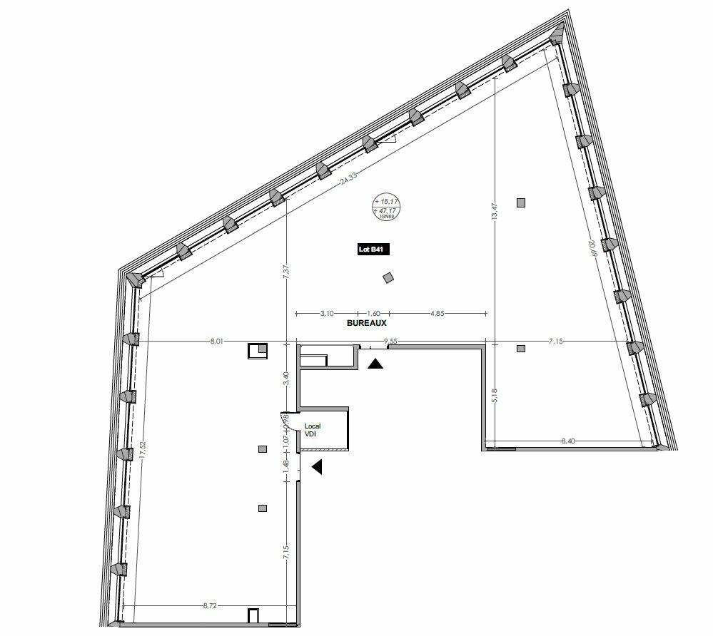 Bureau Rennes 470m² Location bureau Rennes Ille-et-Vilaine OLBUR2315656 5